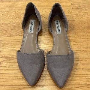 Gray Steve Madden flats